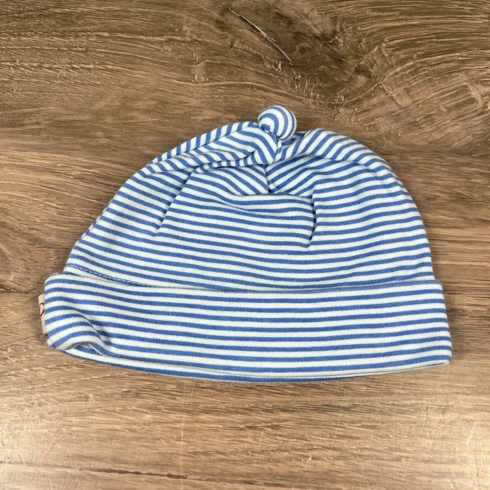 Zutano Gerber Baby Grand Beanie Set Baby 0-6M Multi Color Striped Cotton Hats